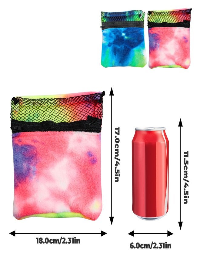 MHLLGN 2 Packs Pet Bonding Pouch, Colorful Small Animal Carrier with Breathable Mesh Window, Pet Travel Carrier Accessories for Gerbils, Squirrels, Hamsters, Little Snakes, Geckos - Image 2